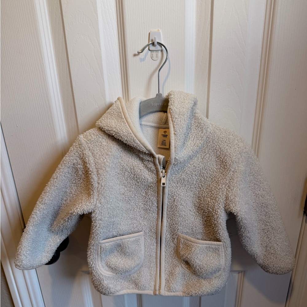 Tucker + Tate Cream Fleece Kids Jacket
